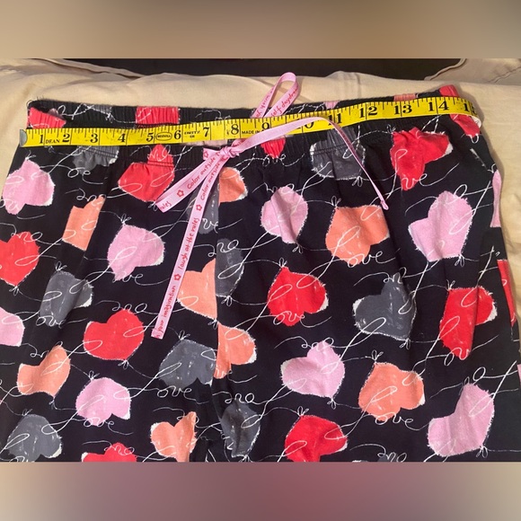 Treat yourself or beloved to Heart & Love cozy valentine pj/loungewear bottoms - Picture 3 of 4
